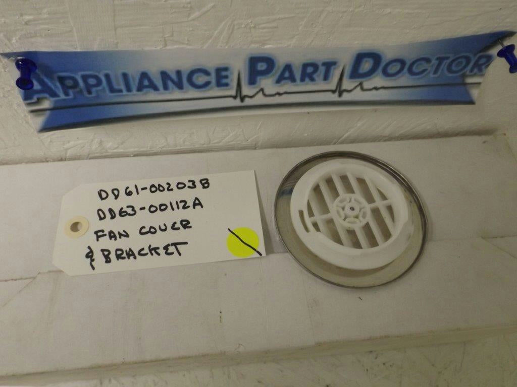 SAMSUNG DISHWASHER DD61-00203B DD63-00112A FAN COVER & BRACKET USED SAMSUNG DISHWASHER DD61-00203B DD63-00112A FAN COVER & BRACKET USED